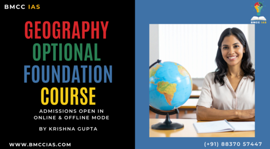 Geography Optional Foundation (Online) – APPSCCE/UPSC