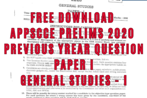APPSC Prelims PYQ GS Paper 1 – PYQ-32
